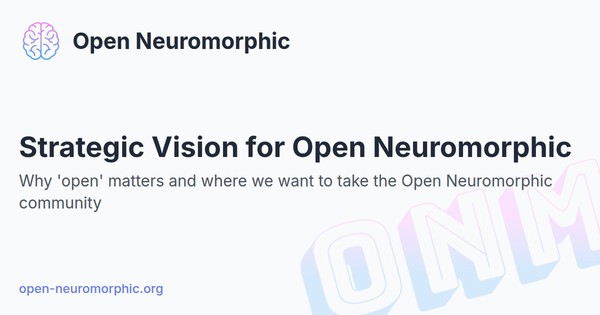 Social share preview for Strategic Vision for Open Neuromorphic