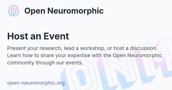 Social share preview for Host an Event