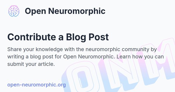 Social share preview for Contribute a Blog Post