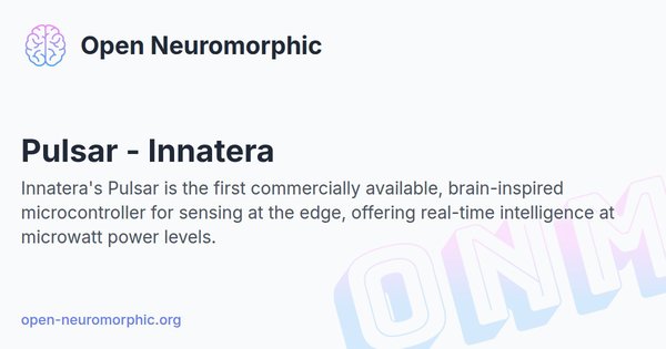 Social share preview for Pulsar - Innatera