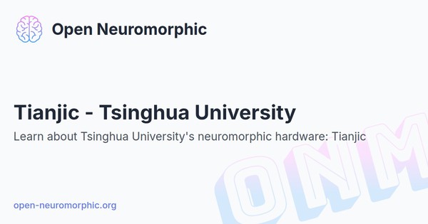 Social share preview for Tianjic - Tsinghua University
