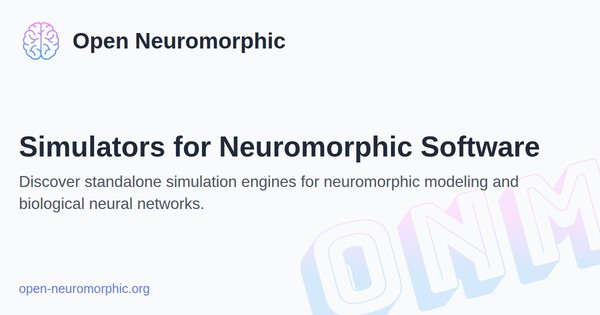 Social share preview for Simulators for Neuromorphic Software