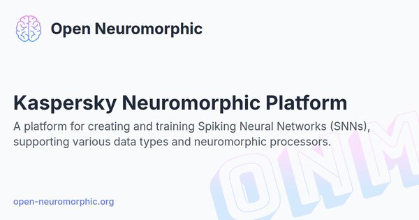 Social share preview for Kaspersky Neuromorphic Platform