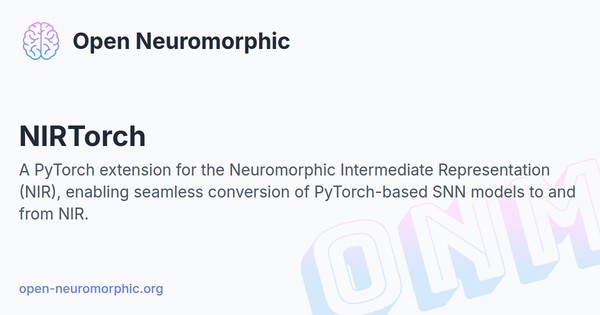 Social share preview for NIRTorch