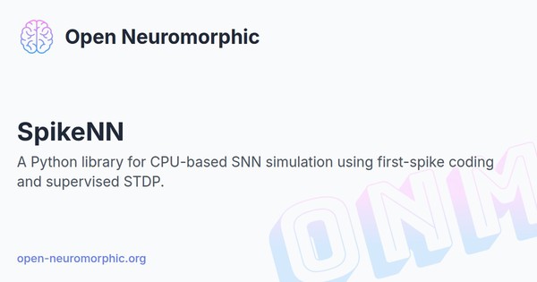 Social share preview for SpikeNN