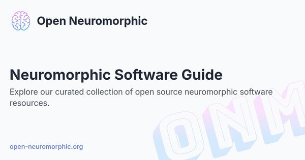 Social share preview for Neuromorphic Software Guide