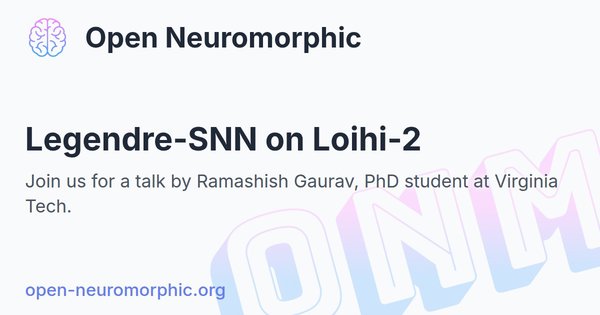 Social share preview for Legendre-SNN on Loihi-2