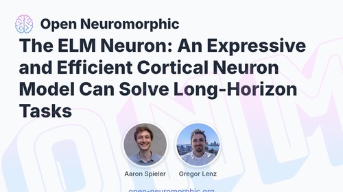 The ELM Neuron: An Expressive and Efficient Cortical Neuron Model Can Solve Long-Horizon Tasks
