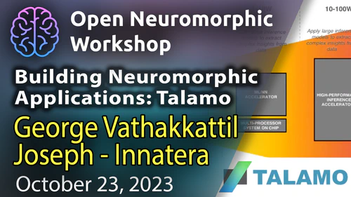 Building Neuromorphic Applications Using Talamo